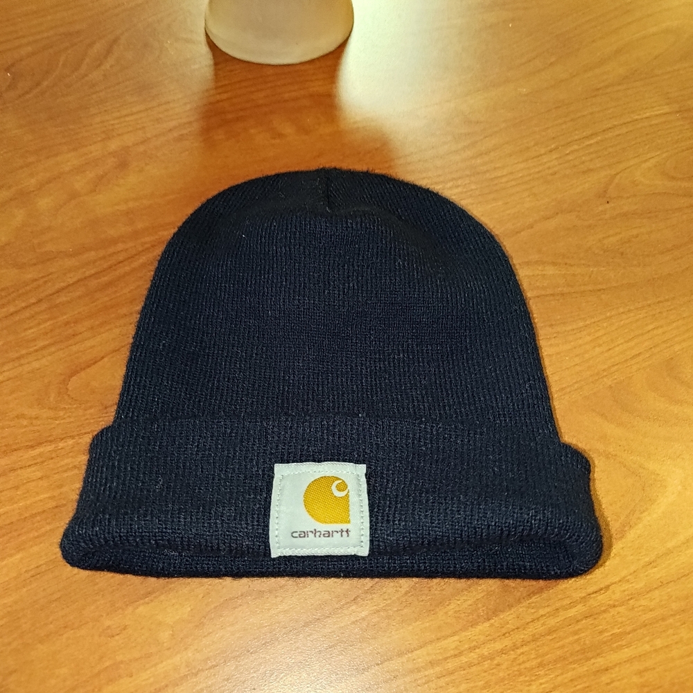 Carhartt Knit Cuff Skull Beanie Adult OS Navy Blue